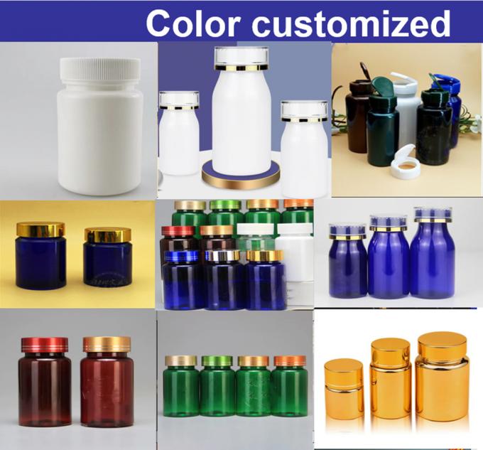Wholesale Cheap 100ml 120m L150ml White PE Empty Plastic Capsules Tablets Medicine Pills Tablets Bottles with Lid