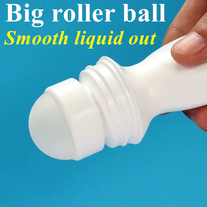 50 میلی لیتر 60 میلی لیتر روغن ضروری بوی بدن زیر بغل مراقبت از پوست پلاستیک HDPE ضد عطر ضد عرق پلاستیک رول روی بطری
