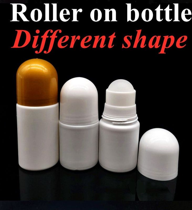 30ml 50ml 60ml HDPE رول پلاستیکی بر روی بطری دئوودورنت بطری خالی بطری دئوودورنت ظرف بطری با بال رولر