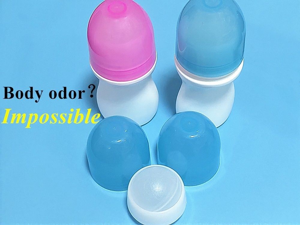 30 میلی لیتر 50 میلی لیتر 60 میلی لیتر بطری رولر پلاستیکی سفید HDPE بطری ضد عطر خالی قابل پر کردن مجدد