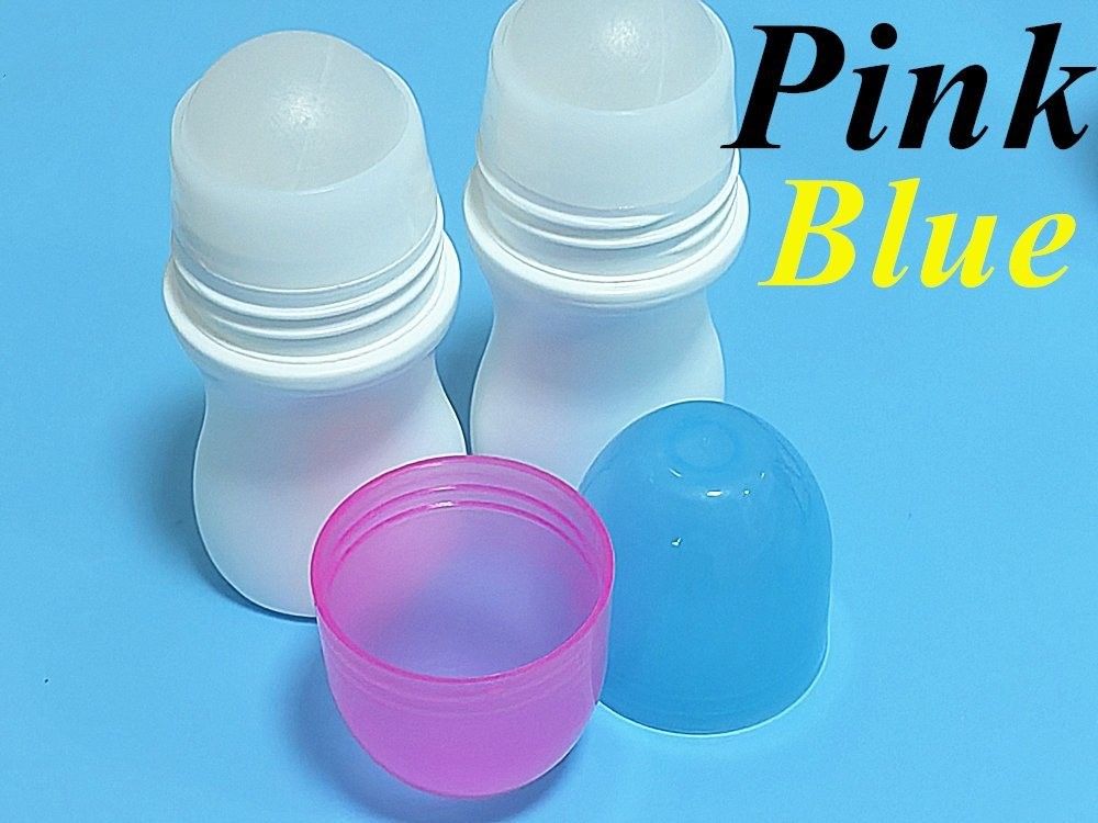 30 میلی لیتر 50 میلی لیتر ضد آفتاب HDPE مراقبت از بدن روغن ضروری خالی بطری ضد عطر پلاستیکی با توپ رولر برای بوی بدن