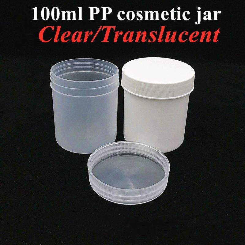 بسته بندی مواد غذایی لوازم آرایشی 150ml 250ml 500ml 1000ml PP پلاستیک مراقبت از پوست مراقبت از دست لوازم آرایشی کرم شیشه ماسک گل شیشه پلاستیکی