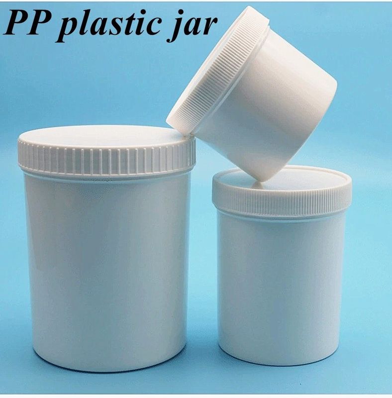 سفارشی سازی 150ml 250ml 500ml 950ml 1000ml سفید سیاه خالی آبی شفاف PP شیشه کرم آرایشی با کاپ