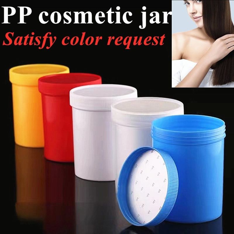 ظرف لوازم آرایشی 150g 250g 500g سفید سیاه PP پلاستیکی چشم صورت کرم بدن شیشه با پیچ کلاه آرایش زیر بسته شیشه