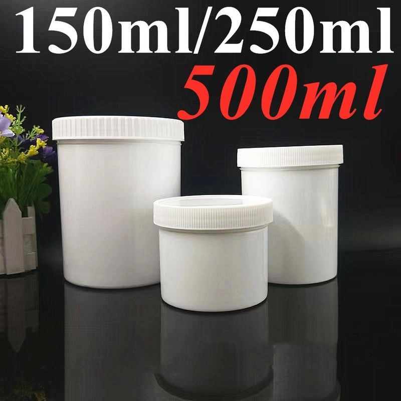 بسته بندی لوازم آرایشی مراقبت از پوست اندازه رنگ سفارشی 150g 250g 500g PP بطری پلاستیکی آرایشی قابل پر کردن مجدد بطری آرایشی