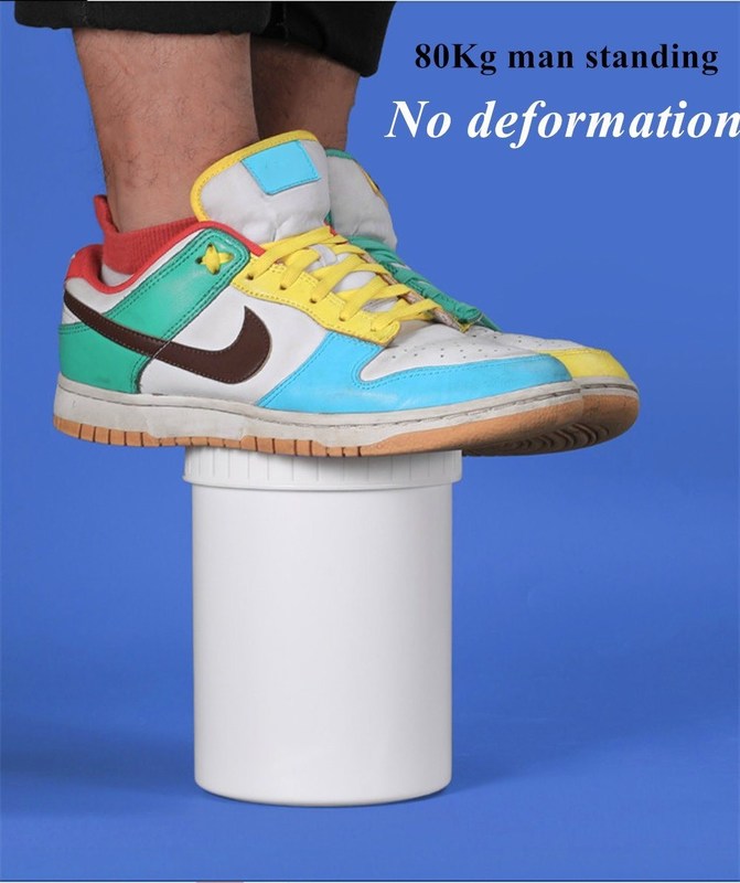 ارزان 150g 250g 500g 1000g لوکس ظرف های آرایشی خالی PP کرم صورت موهای بدن ظرف آرایشی با کلاه پیچ