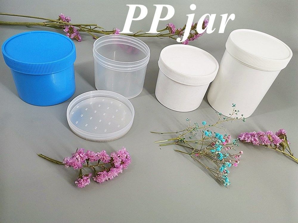 150g 250g 500g سفید شفاف شفاف سیاه قرمز آبی گرد دهان گسترده PP لوازم آرایشی منحصر به فرد لوکس بطری کرم پلاستیکی