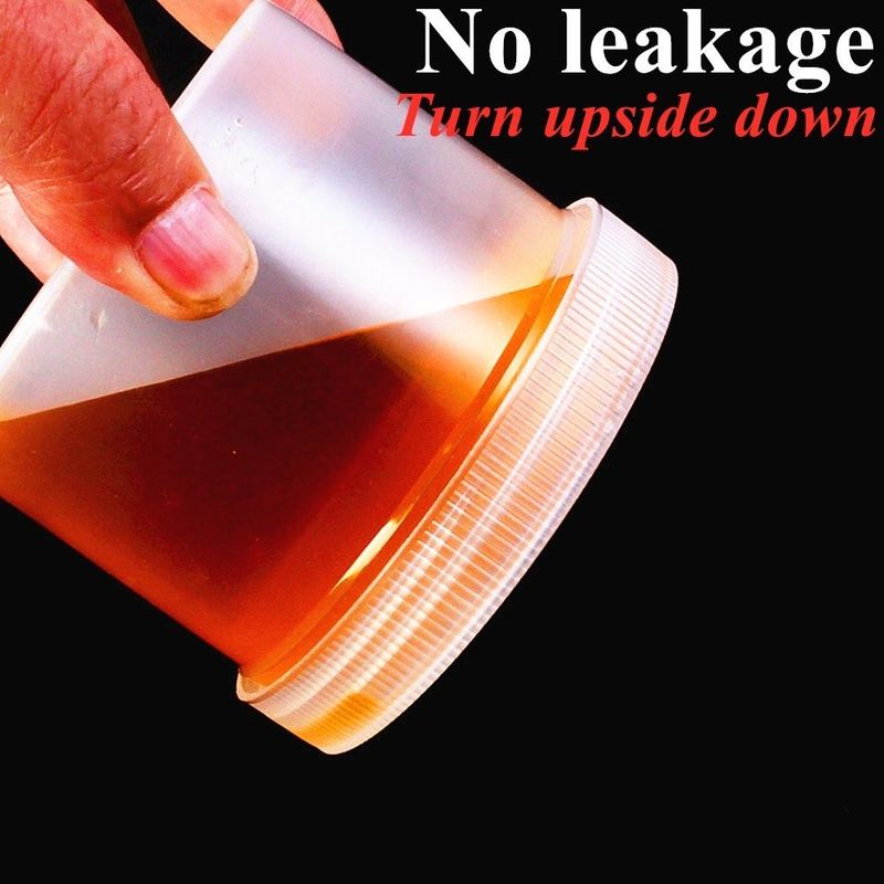 کرم پوست PP شیشه آرایشی بسته بندی 150ml 250ml 500ml اندازه بزرگ PP پماد آرایشی شیشه پلاستیکی شیشه های آرایشی