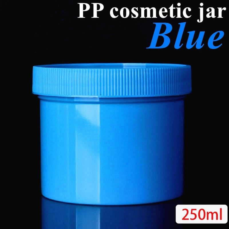 SGS 100ml 250ml 500ml 1000ml پی پی شیشه آرایشی نمونه های آرایشی مخازن روغن قوطی با کلاه پیچ