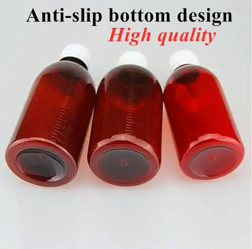 100ml 120ml 150ml 200L بطری آبمیوه ی لاجوردی خالی پلاستیکی سفارشی