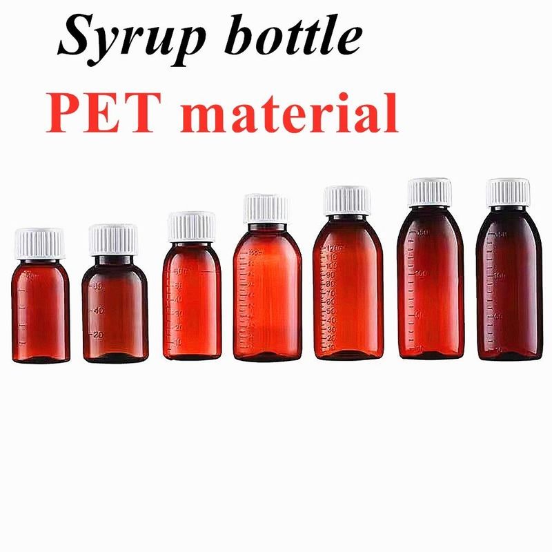 100ml 120ml 150ml 200L بطری آبمیوه ی لاجوردی خالی پلاستیکی سفارشی