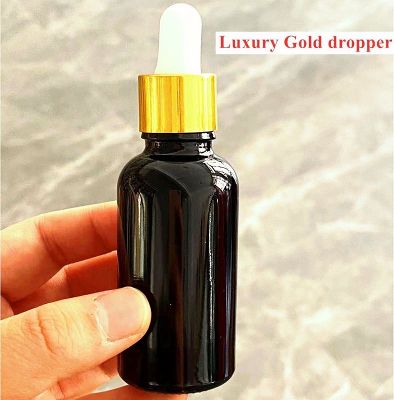 بطری 5 میلی لیتر 10 میلی لیتر 15 میلی لیتر 30 میلی لیتر قرمز تیره شیشه ای سرم برای مراقبت از پوست بسته بندی آرایشی شیشه ای قطره کش بطری با کلاه پیپت