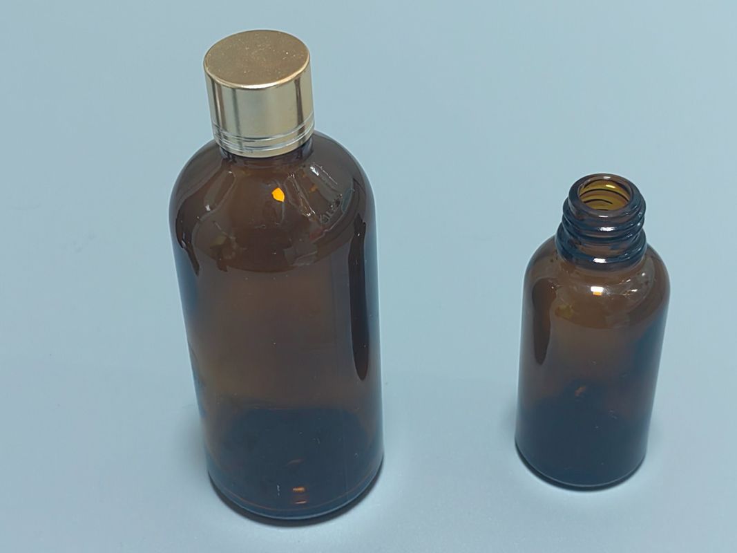 بسته بندی روغن ضروری 1OZ 2OZ 20ml 30ml 50ml سرم روغن ضروری زردچوبه بطری قطره ای شیشه ای با کاپ ضد بچه