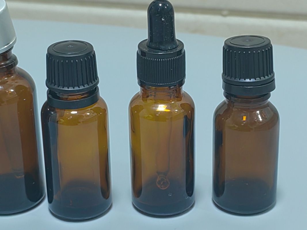 فروش داغ خالی لوکس امبر قهوه ای 10ml 15ml 20ml 30ml 50ml 60ml بطری شیشه ای روغن ضروری برای بسته سرم