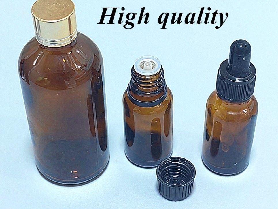 5ml 15ml 20ml 30ml 50ml بسته بندی آرایشی بسته بندی پلاستیکی گرد گردنبند صورت روغن ضروری زردچوبه بطری قطره ای روغن ضروری