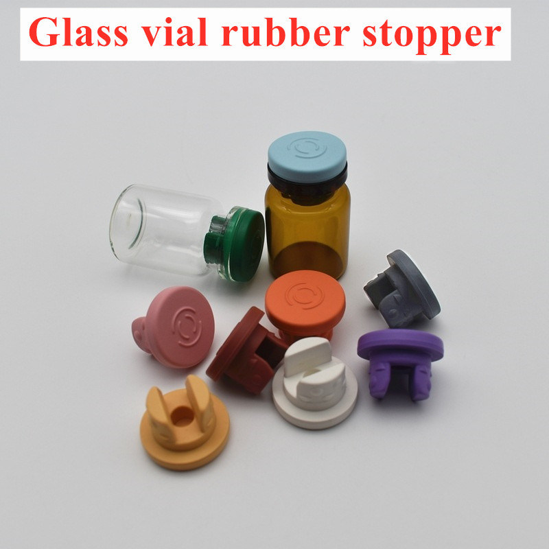 13mm 20mm طب درجه سیلیکون برومین شده بوتیل بوتیل لاستیک stopper برای لیوفیلیزه شیشه ای بطری