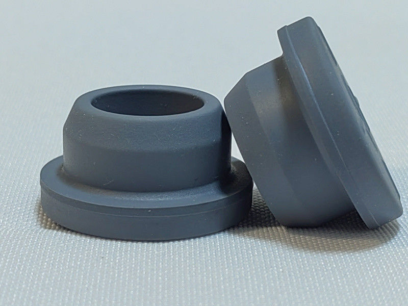 13mm 32mm پلاگین لاستیکی خاکستری بوتیل لاستیکی پزشکی بند برای تزریق شیشه شیشاب شیشاب استفاده از بطری تزریق شیشه