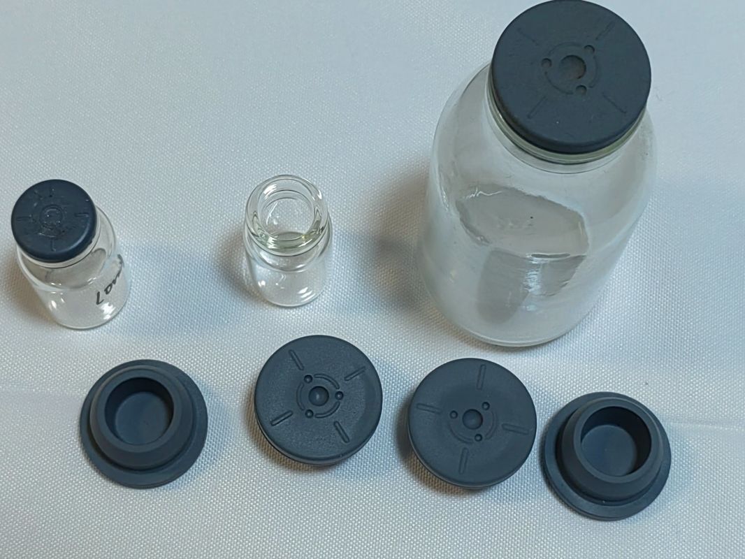 20mm 28mm 32mm بند لاستیک بوتیل دواسازی بوتیل لاستیک دواسازی بند لاستیک بوتیل برای بطری های تزریق