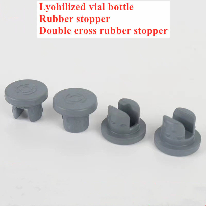 13mm 20m 28mm 32mm لیوفیلیزاسیون شیشه ای شیشاب طبي خاکستری بوتیل لاستیک stopper برای شیشاب شیشاب شیشه ای بطری تزریق