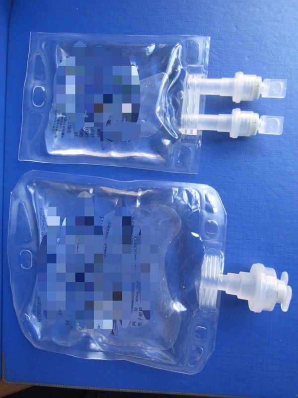 100ml 250ml 500ml کیسه تزریقی محلول سالین PVC کیسه تزریقی یکبار مصرفی تحت فشار IV Non PVC