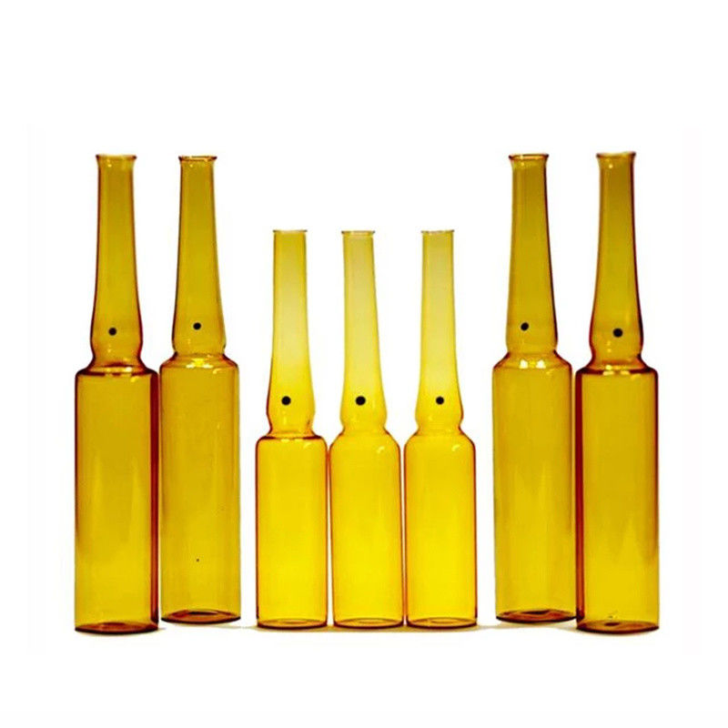 1ml 2ml 5ml استاندارد ISO استاندارد چینی رنگ برقی شفاف USP نوع I آمپول شیشه ای برای تزریق دارویی