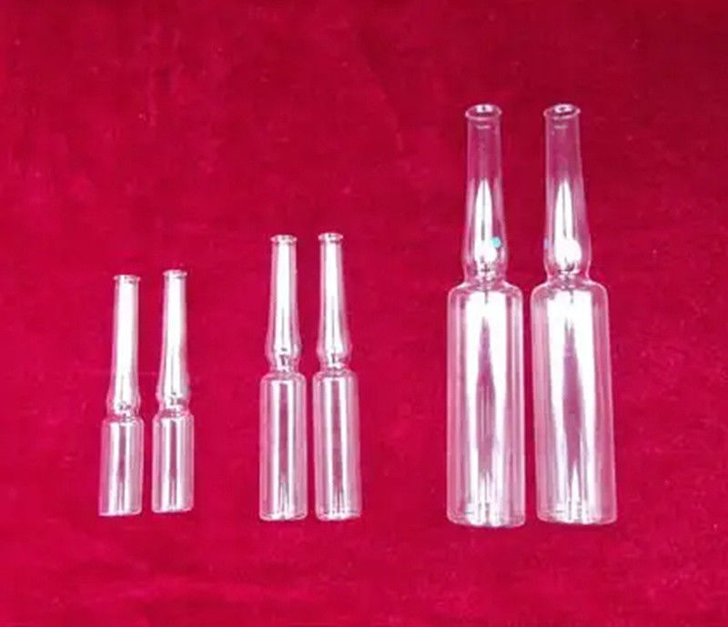 1ml 2ml 5ml 10ml YBB USP آمپول های شیشه ای بوروسیلیکات خالی برای تزریق آمپول شیشه ای زرد شفاف برای فارماک