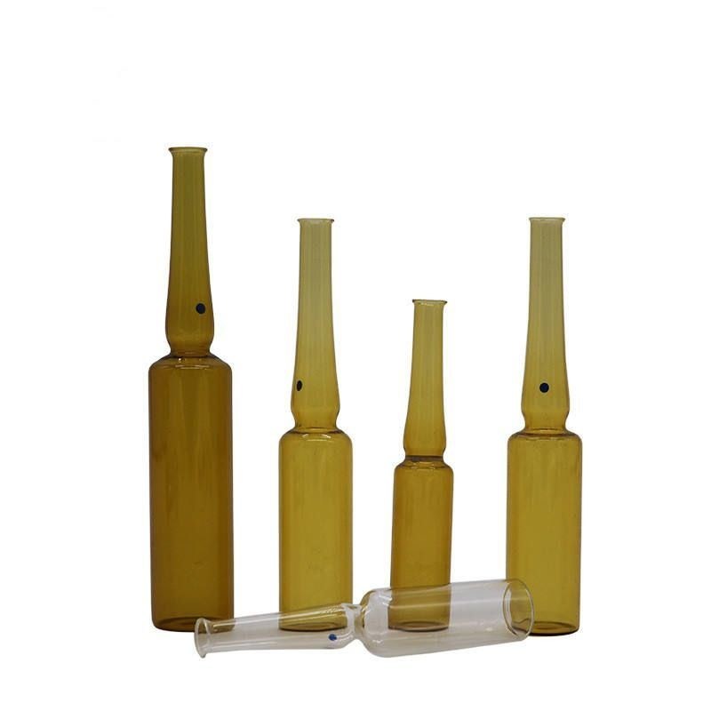 پاک کننده پزشکی 2ml 5ml 10ml 20ml آمپول شیشه ای با بوروسیلیکات پایین ISO 10ml آمپول شیشه ای با بوروسیلیکات پایین خنثی
