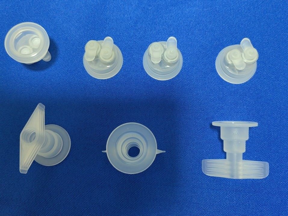 30mm 32mm 30mm Twin Flip Cap برای کیسه IV و بطری کلاه ورودی یکبار مصرف برای بطری ورودی پزشکی PP