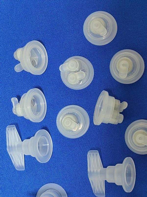 کلاهک بسته بندی تزریق PP داروسازی 30mm 32mm برای LVP PP بطری تزریق پلاستیکی Pull Ring کلاهک تزریق تزریق