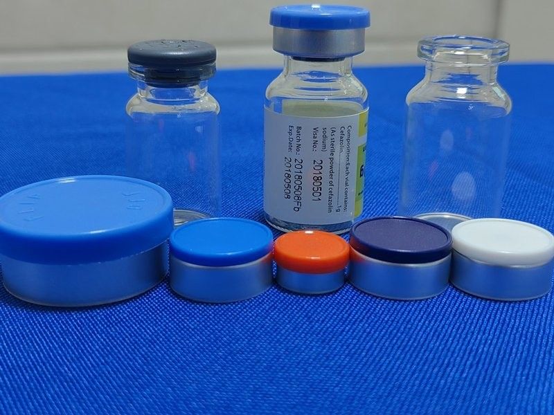 بطری های شیشه ای داروسازی کوچک خالی 5ml 7ml 10ml شیشه های شیشه ای شفاف رنگ زرد طبي لوله شیشه ای بطری