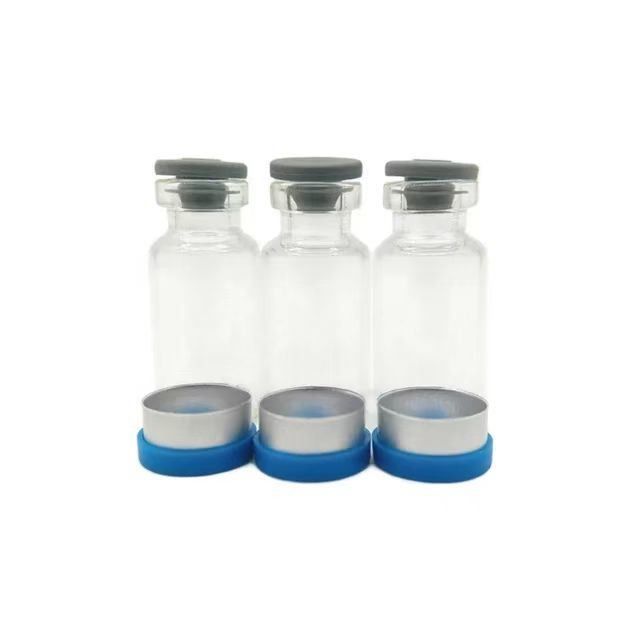 5ml 10ml 20ml فنجان دارویی پنی سیلین بطری ظرف کوچک شفاف رنگ زرد طبی فنجان شیشه ای استریل برای تزریق