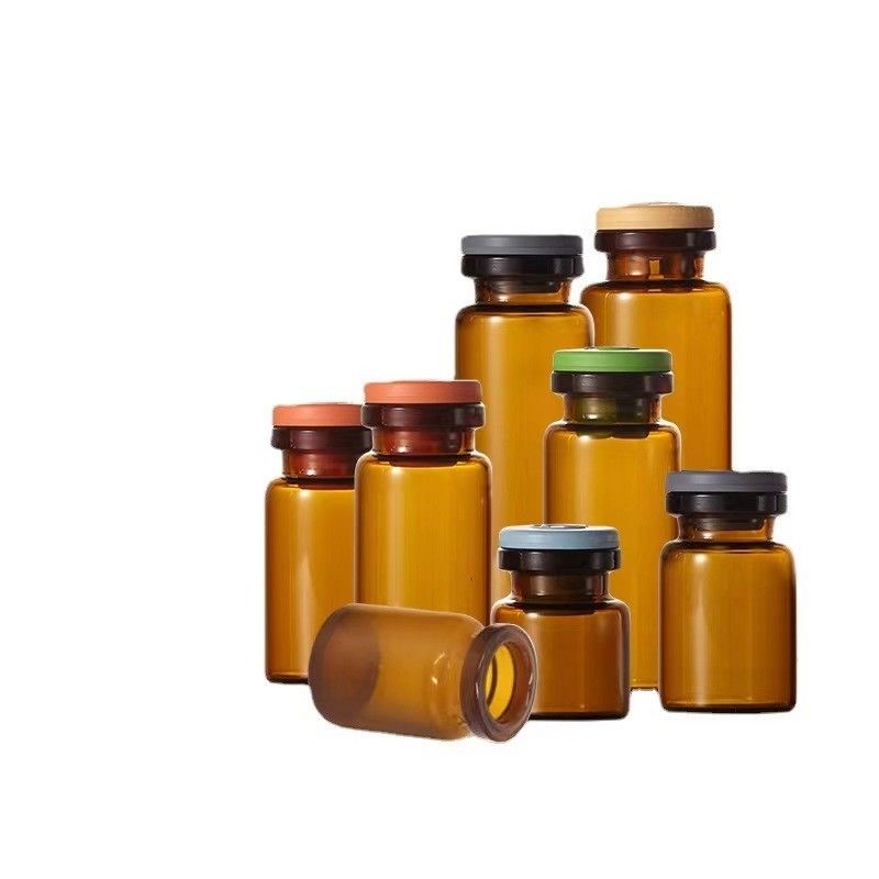 7 میلی لیتر 10 میلی لیتر 20 میلی لیتر داروی شفاف رنگ برقی شفاف لوله ای استریل تزریق شیشه ای بطری شیشه ای برای داروسازی