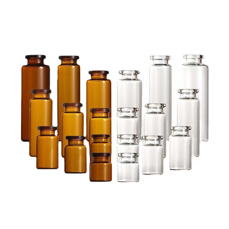 لیوان های شیشه ای با بوروسیلیکات خنثی کم 7ml 10ml 20ml لیوان های شیشه ای استریل تزریقی لوله ای