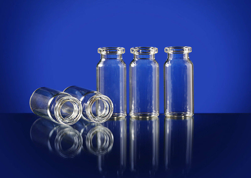 لیوان شیشه ای شفاف پزشکی داروسازی 5ml 10ml 20ml لیوان شیشه ای شفاف لاجورد خالی کوچک تزریقی استریل لوله ای