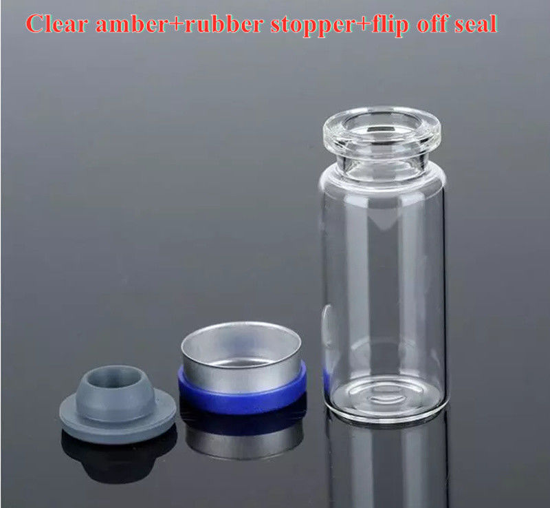 لیوان شیشه ای 5 میلی لیتر 7 میلی لیتر 20 میلی لیتر Borosilicate Glass Vial Sterile Clear 10 ml Vials With Caps