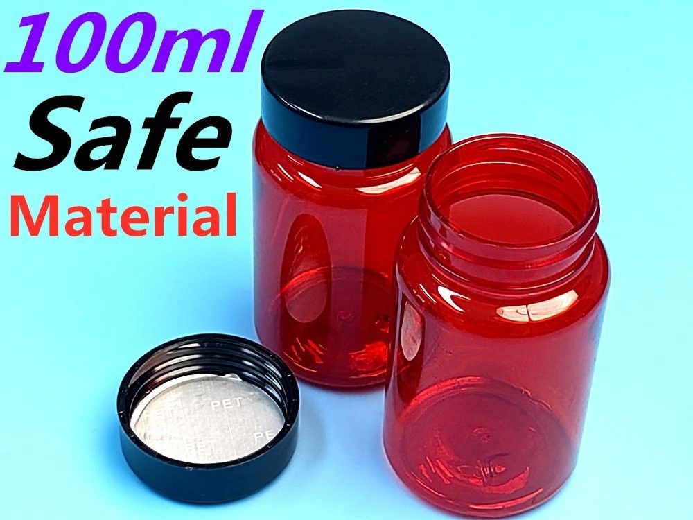 100cc 150cc PET کپسول پلاستیکی بطری دارویی قرص ویتامین بطری ظرف بطری کپسول پلاستیکی بطری