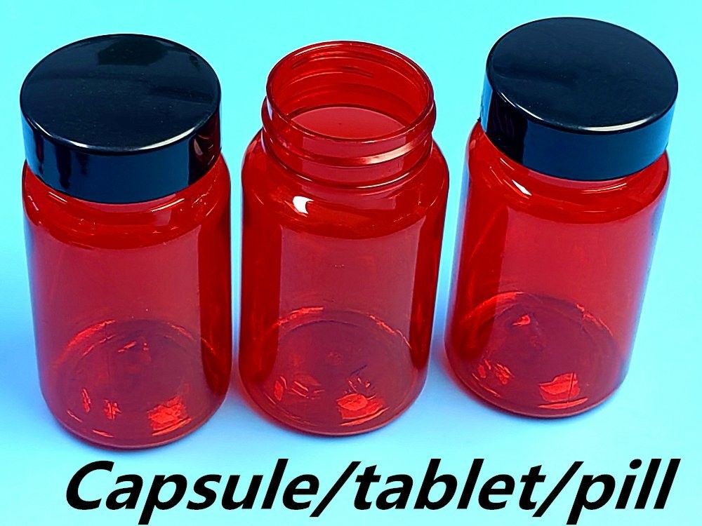 100cc 150cc PET کپسول پلاستیکی بطری دارویی قرص ویتامین بطری ظرف بطری کپسول پلاستیکی بطری