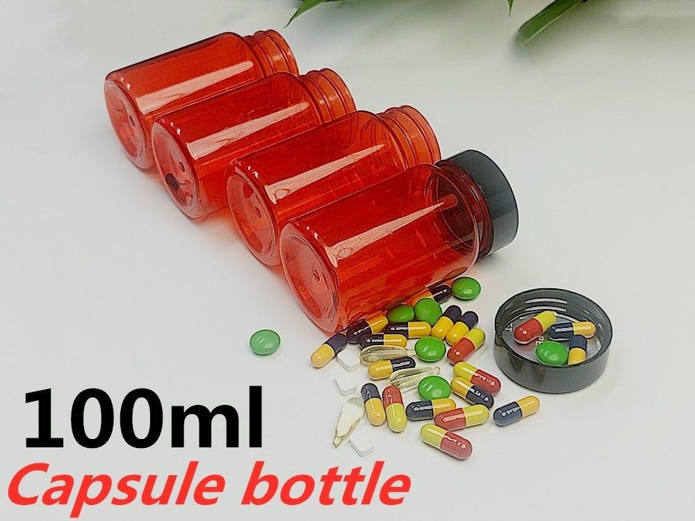 100 میلی لیتر 150 میلی لیتر بطری دارویی PET ویتامین کپسول قرص قرص مکمل پلاستیک کپسول داروی بهداشتی بطری