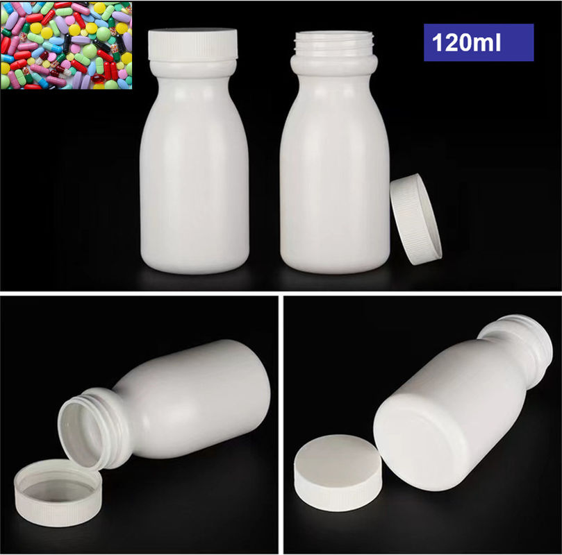 50 میلی لیتر 120 میلی لیتر 150 میلی لیتر خالی سفید HDPE قرص ظرف دارویی ویتامین کپسول قرص ذخیره سازی داروی پلاستیکی بطری HDPE M