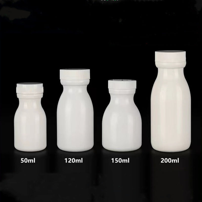 50 میلی لیتر 120 میلی لیتر 150 میلی لیتر خالی سفید HDPE قرص ظرف دارویی ویتامین کپسول قرص ذخیره سازی داروی پلاستیکی بطری HDPE M