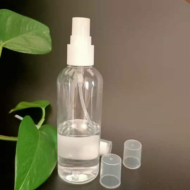 50 میلی لیتر کیف کوچک قابل حمل سفر شفاف لوشن الکل ضد عفونی کننده شیشه اسپری پلاستیکی PET صاف دور
